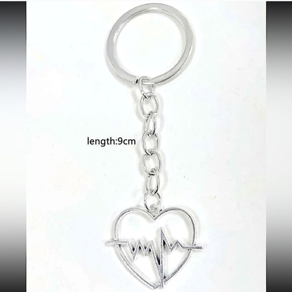 NEW! Heartbeat 💗 Keychain/Bag 🎒👜 Charm ~ Doctor Medical CNA RNA 🏥⚕️🩺👩‍⚕️ - Picture 10 of 13